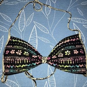 Flower bikini top